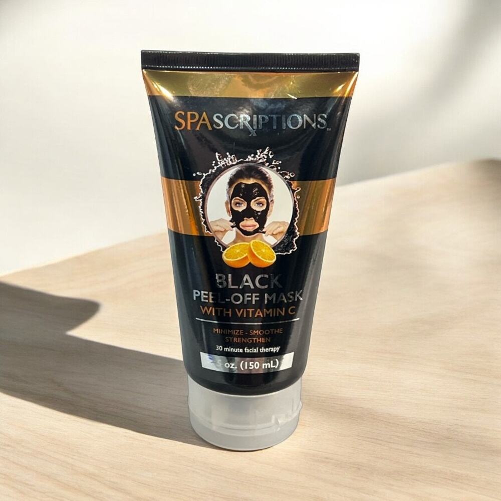 Spascriptions Black Peel-Off Mask‎ with Vitamin C Sealed 5 oz